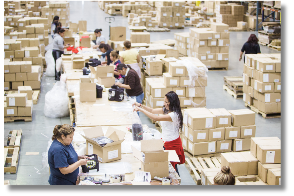 retail fulfillment pallet build out