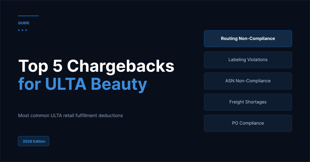 Ulta Beauty Retail Chargebacks Guide