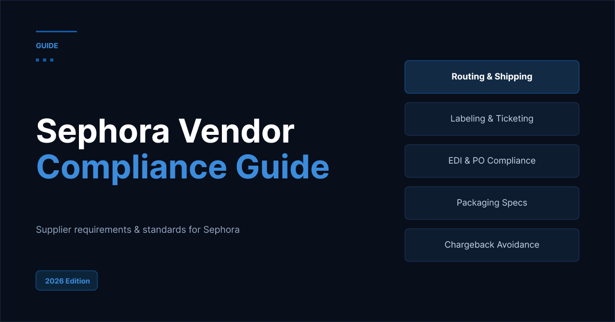 Sephora Vendor Compliance Guide Graphic